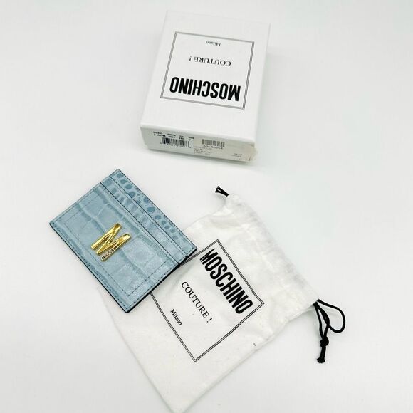 moschino baby blue card case - Picture 2 of 4